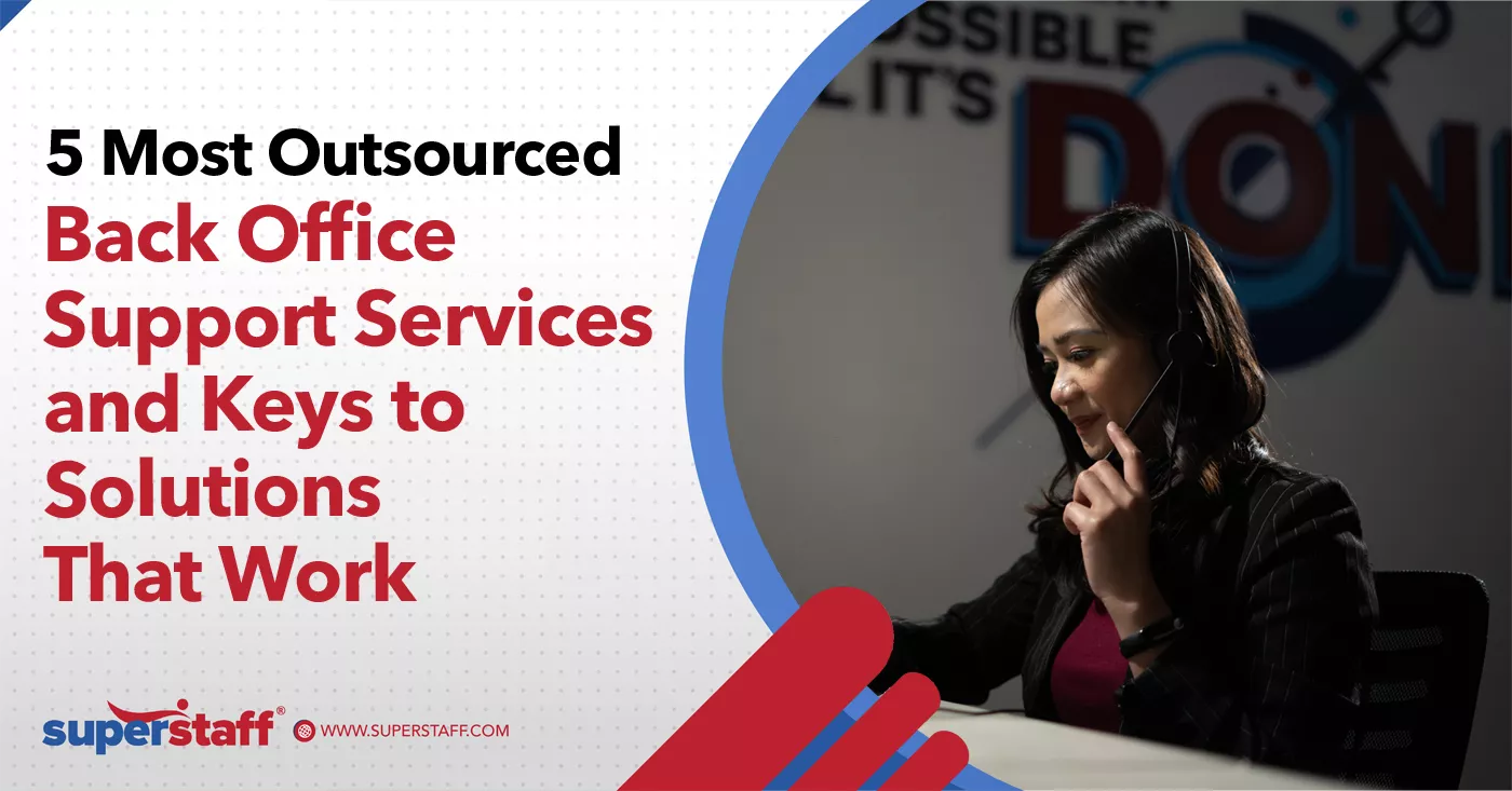 5 most Outsourced Back Office Supprot Services Banner