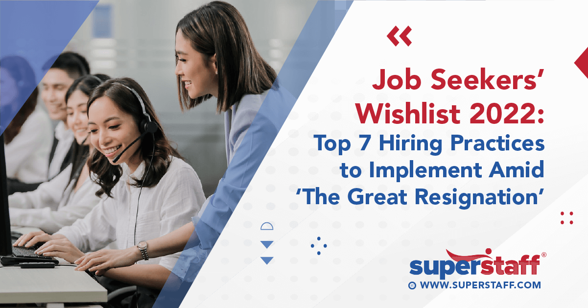 Job Seeker Wishlist 2022