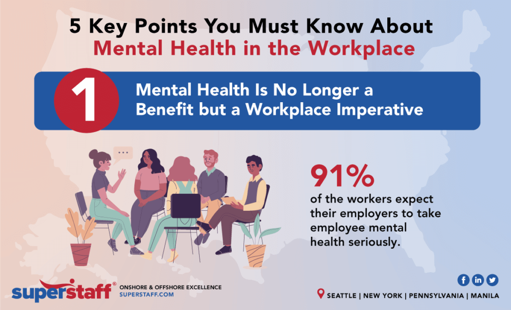 5 Key Points You Must Know About Mental Health in Workplace