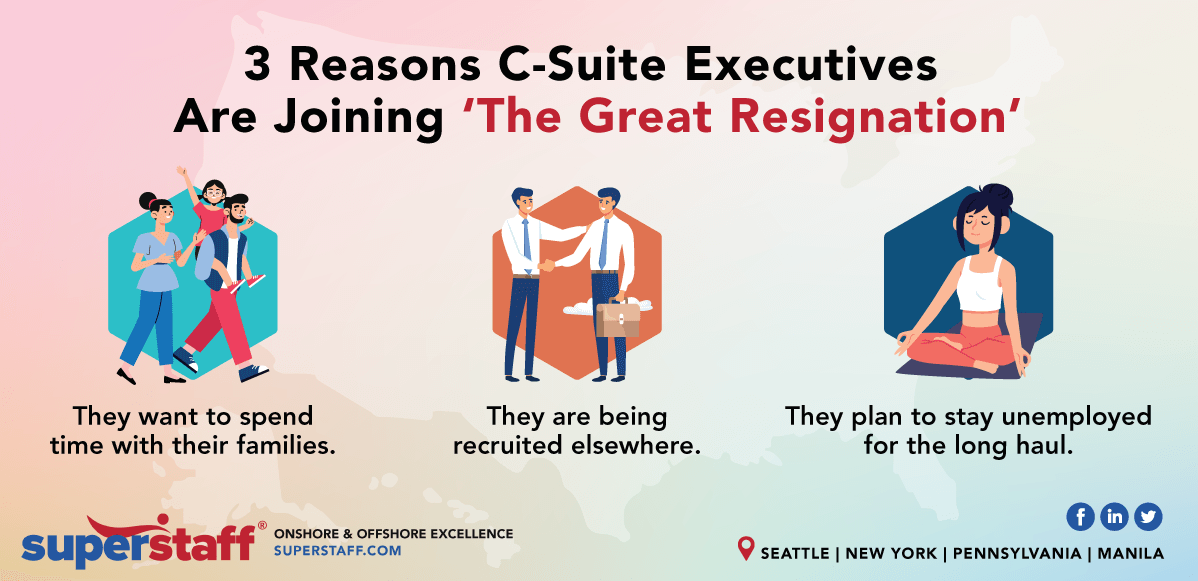 3 Reasons Why Executives Join The Great Resignation