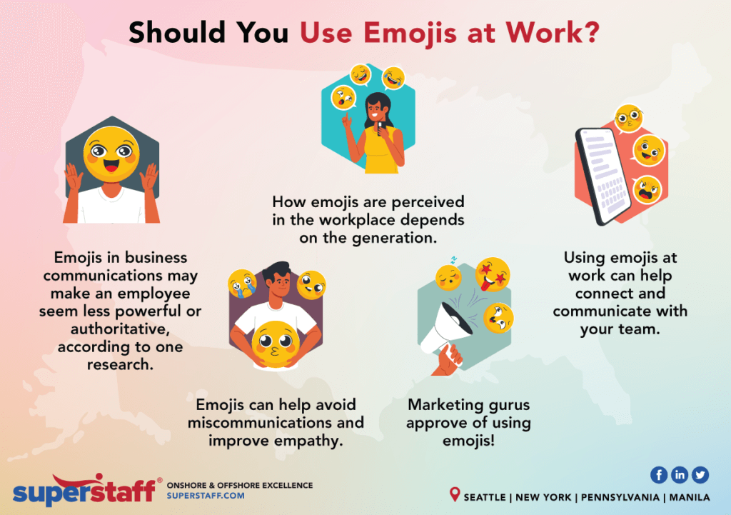 How to use emoji at work