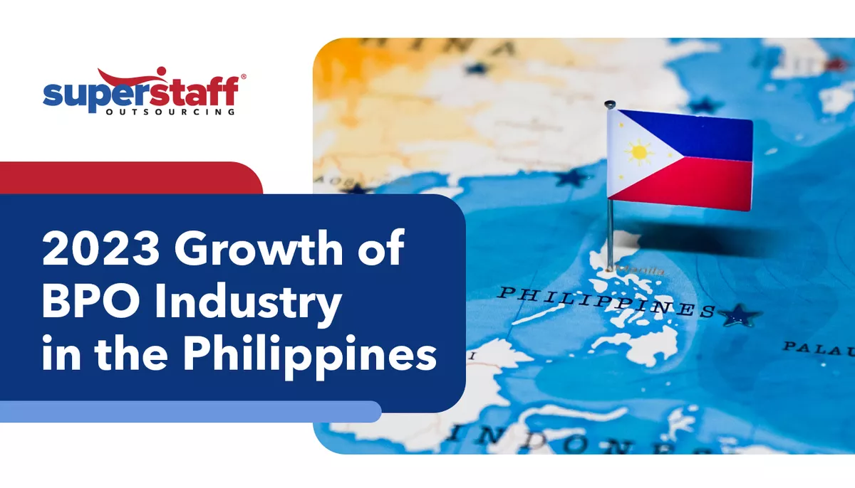 A flag represents the successful growth of BPO industry in the Philippines.