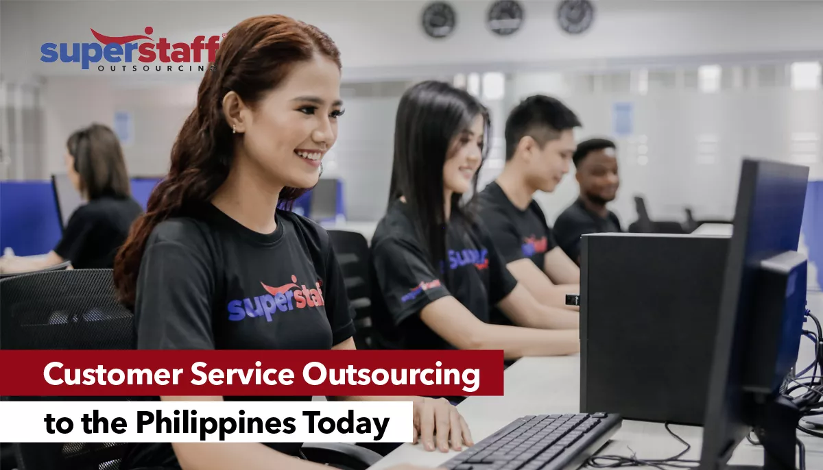 Call center agents are working happily as SuperStaff release its comprehensive customer service outsourcing guide.