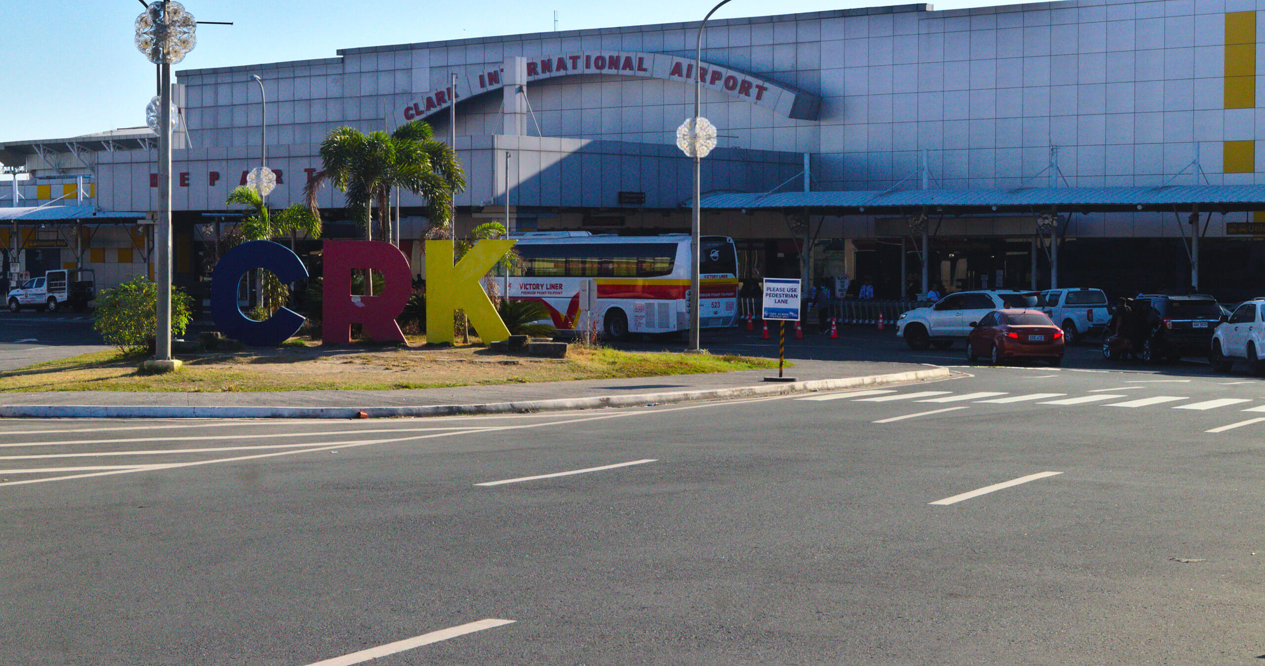Clark,Pampanga,,Philippines,-,January,25,,2019:,Departure,Entrance,Of