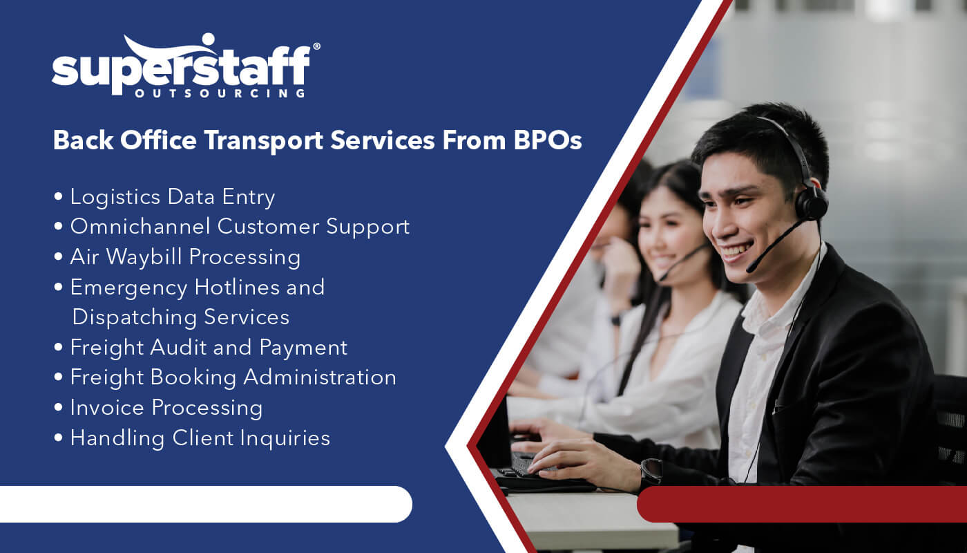 Back office transport services from BPO's Banner