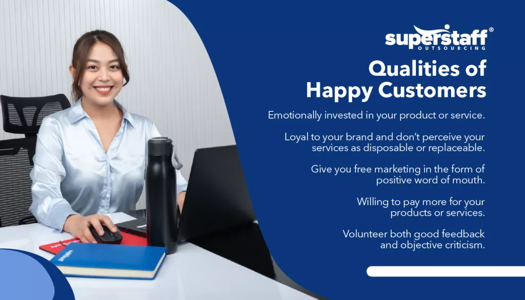 Qualities of Happy Customers Banner