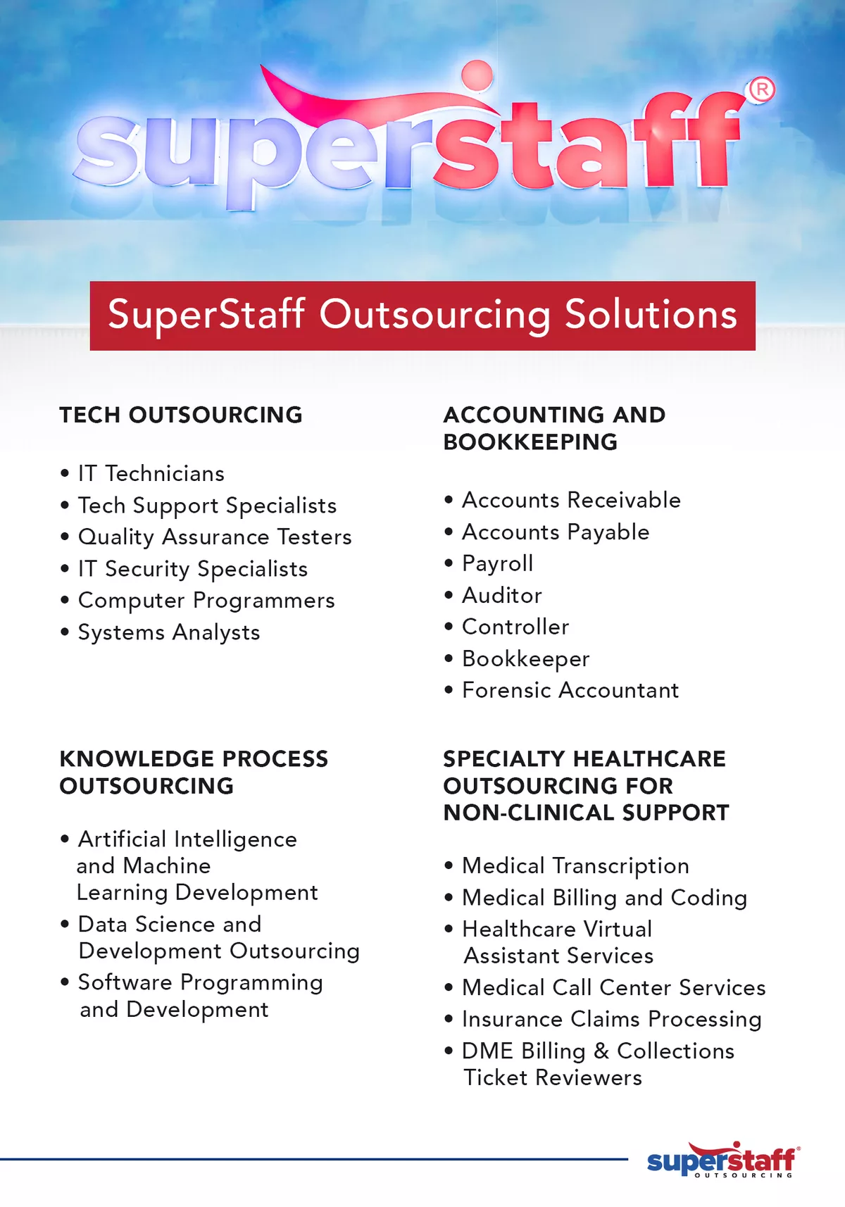 An image shows list of SuperStaff solutions that may help with Singapore labor shortage.