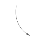 Curve Arrow Down Icon
