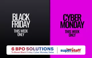 6 BPO Solutions to boost black friday-cyber monday sales banner