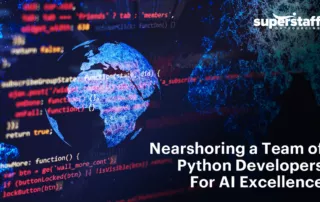 Nearshoring a Team of Python Developers for AI Excellencce Blog Banner