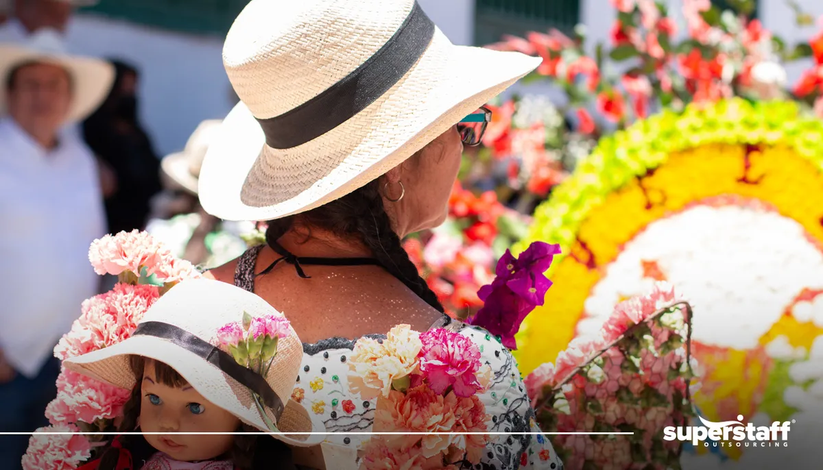 Facts about Colombia: It holds one of the largest flower and salsa festival. 