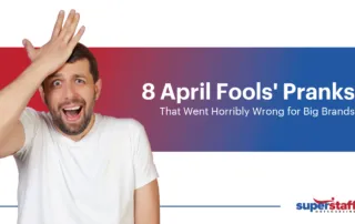 Image caption reads: 8 April Fools' Pranks That Went Horribly Wrong for Major Brands