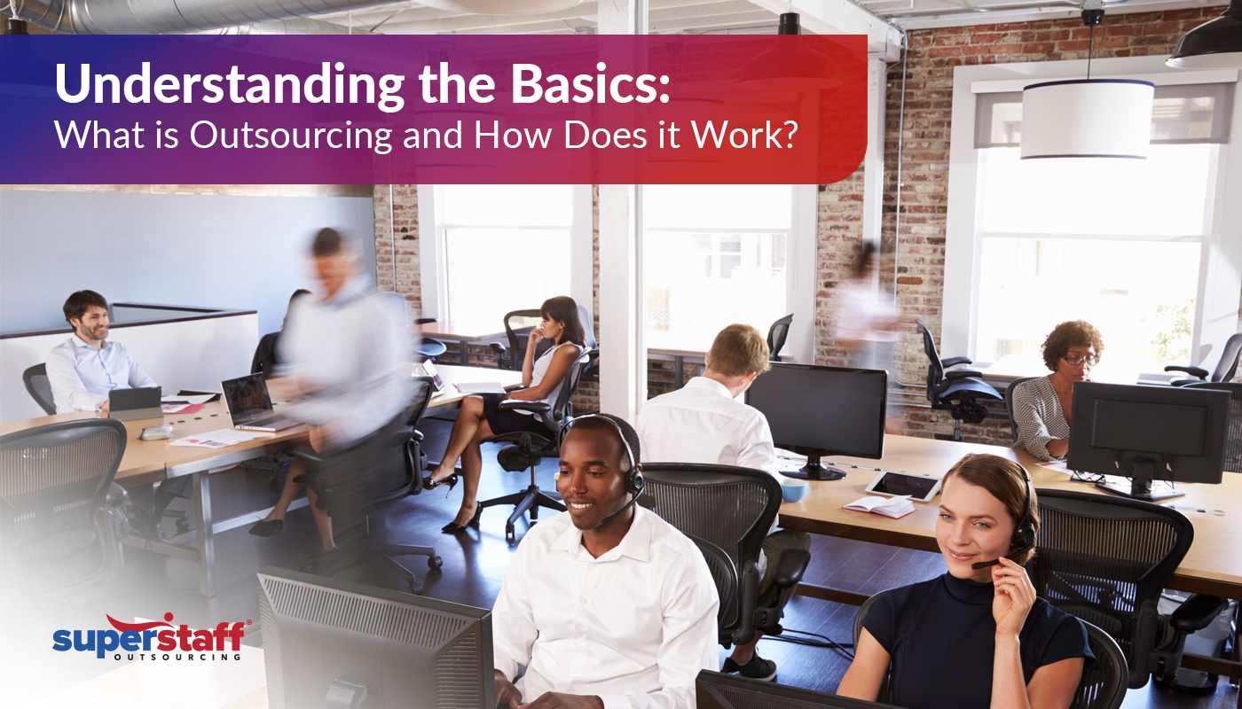 An infographic to help you understand the basics of what is outsourcing and how it works.