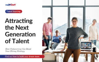 Featured image shows how outsourcing can boost talent acquisition strategies