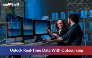 A banner photo for the blog titled "Leveraging Real-Time Data for Business: How Data Science Outsourcing Can Help You Respond to Evolving Customer Preferences."