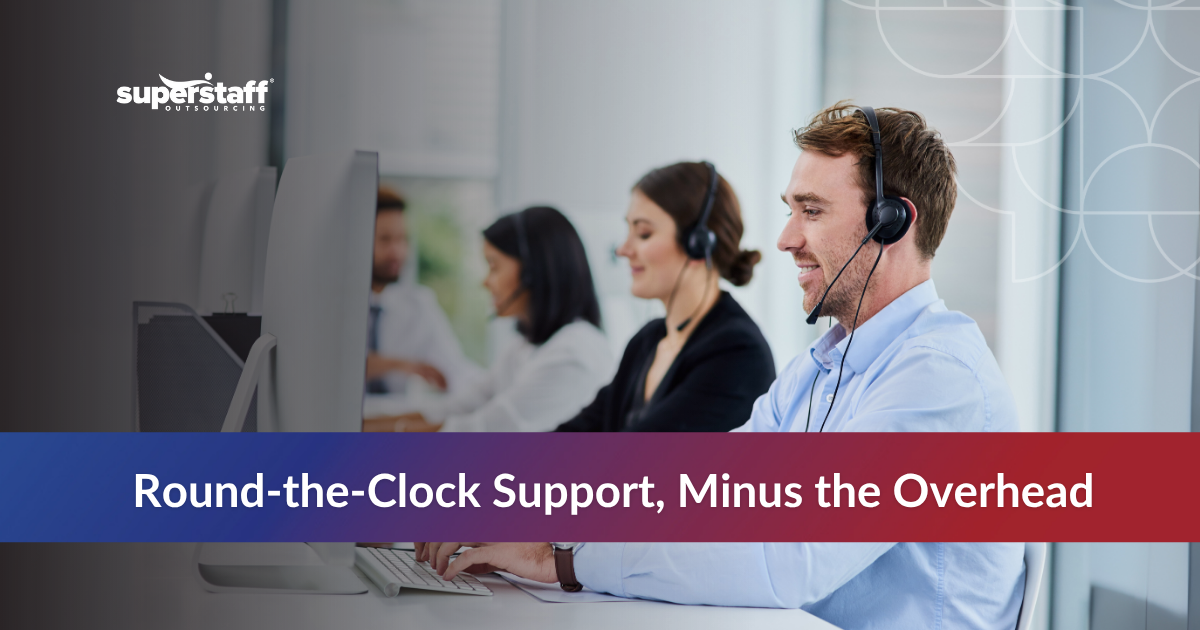 Offer uninterrupted support with a 24/7 call center service. Outsource to global teams for seamless coverage, improved customer satisfaction, and reduced costs.