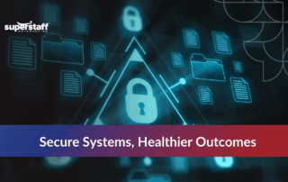 Image representing cybersecurity with digital locks and secure data visuals.
