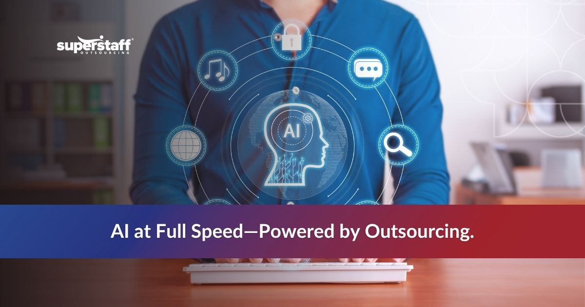 Icon about AI development tasks, representing top AI outsourcing companies offering integration support and outsourced tech development in 2025