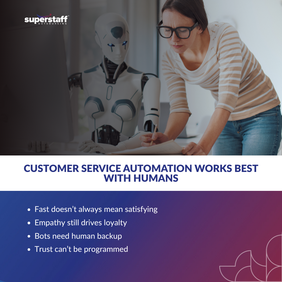cx automation with human support