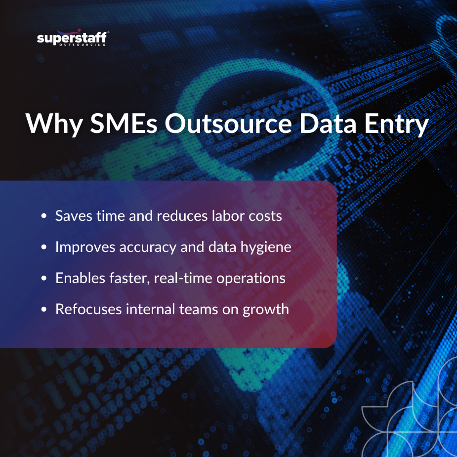 professionals working to outsource data entry tasks efficiently