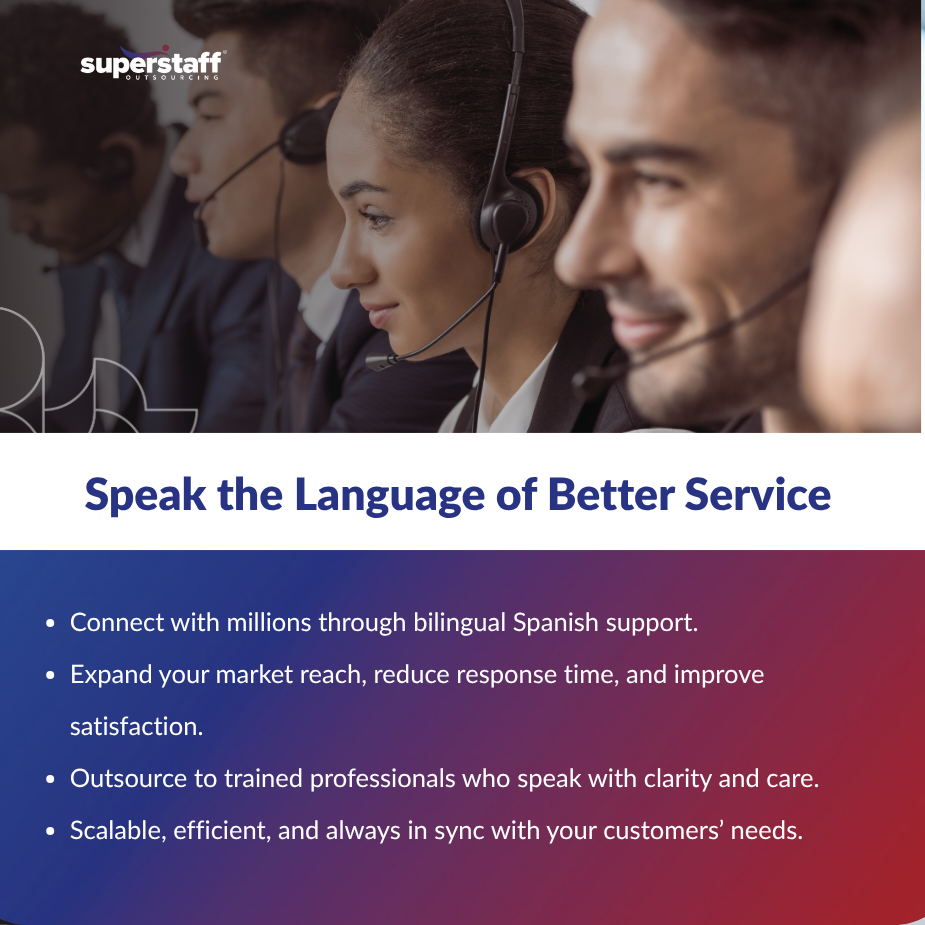 Spanish customer support agents working in a call center