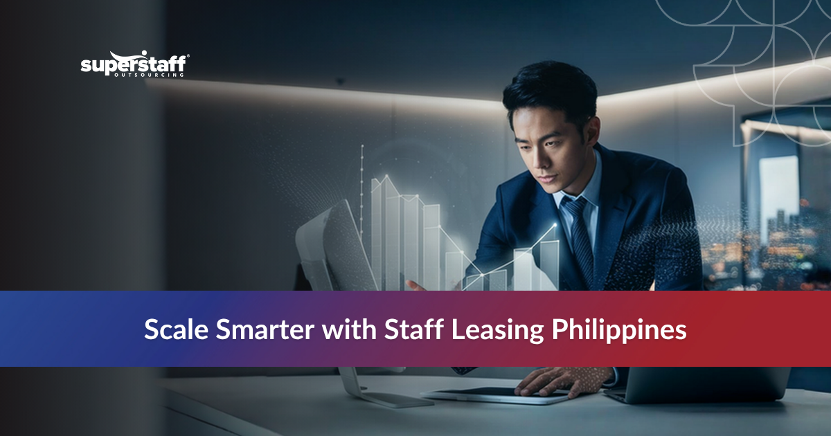 Hands reviewing documents for staff leasing in the Philippines, highlighting hiring benefits and global operations.