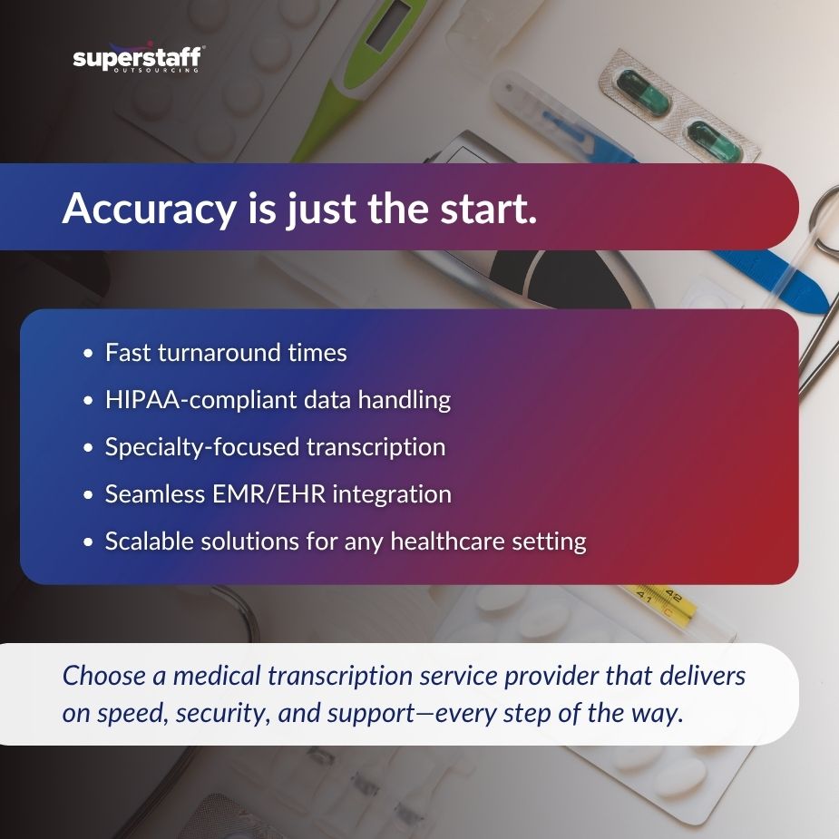Medical Transcription Service Provider highlighting fast, secure, and specialty-focused transcription solutions.