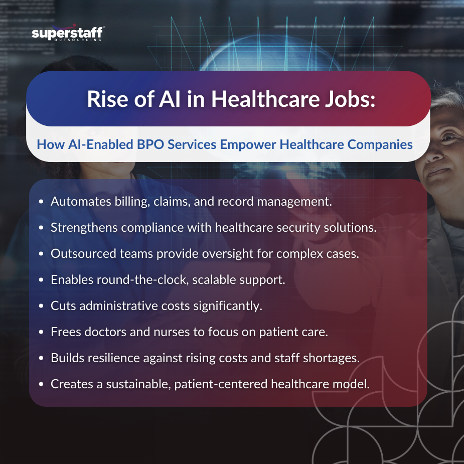 AI in healthcare jobs showing patient and doctor interaction to highlight outsourcing benefits in the Philippines