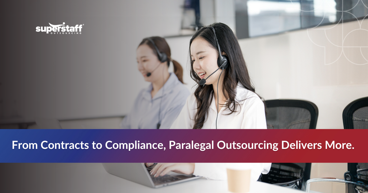 Legal team evaluating paralegal outsourcing versus in-house hiring options.