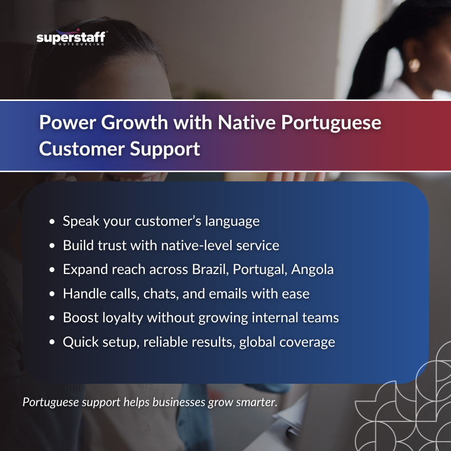 Call center services in Portuguese for Lusophone customer support